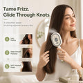 Electric Spray Air Cushion Massage Hair Brush, 2026 Electric Steaming Hair Straightener Brush, Rechargeable Detangling Steam Brushs For Hairs