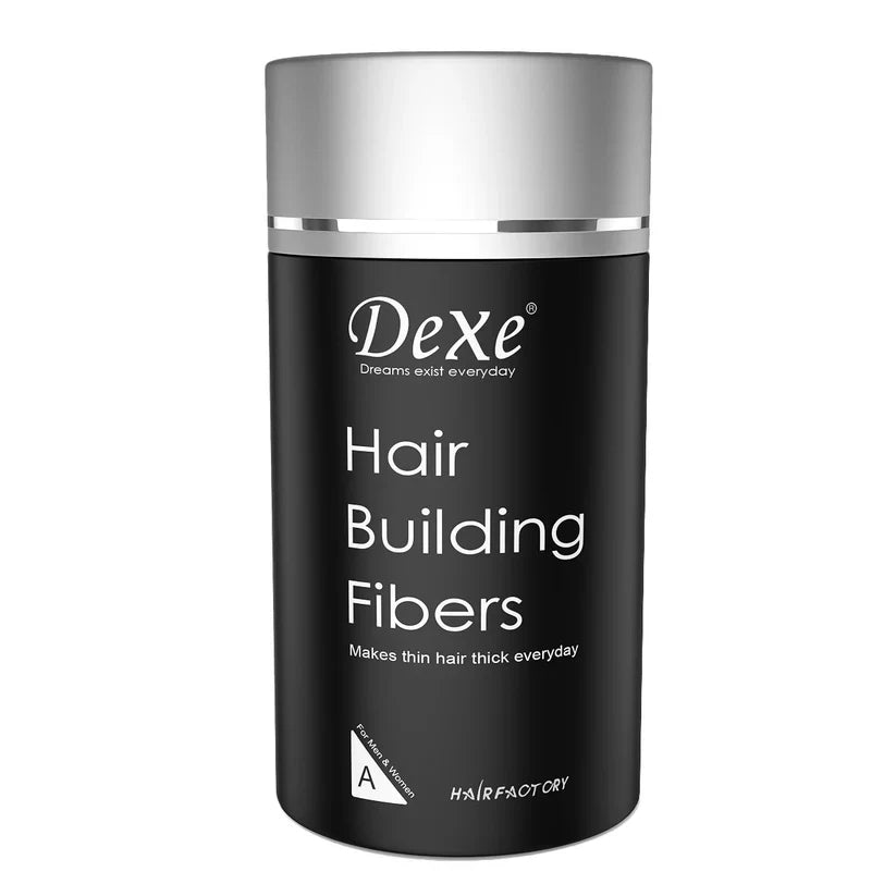 Dexe Hair Building Fiber Black 22gm - Instant Hair Thickening Solution