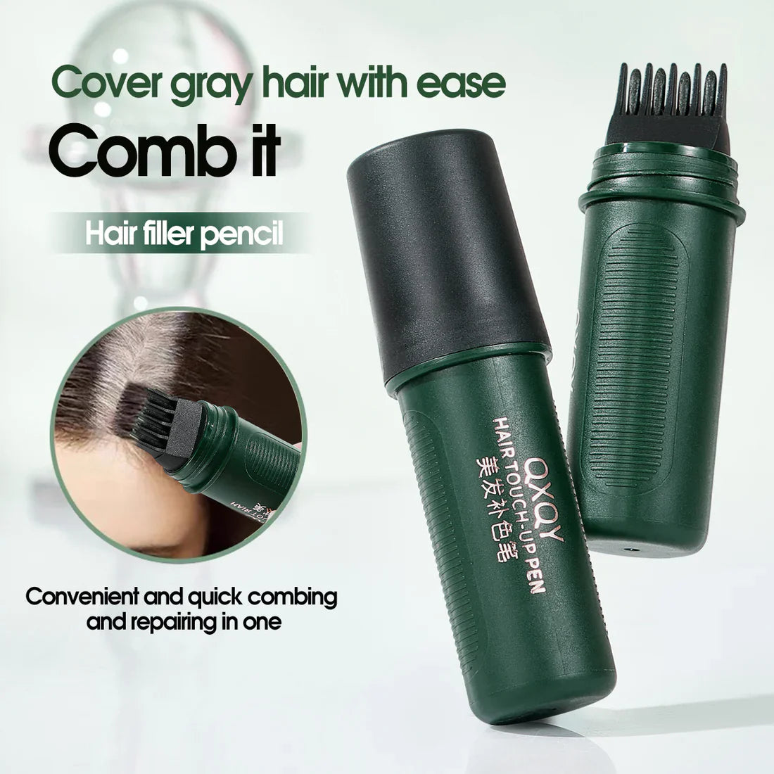 2-in-1 Hair Color Stick - Imported ⭐⭐⭐⭐⭐ (4.9/5) Ratings
